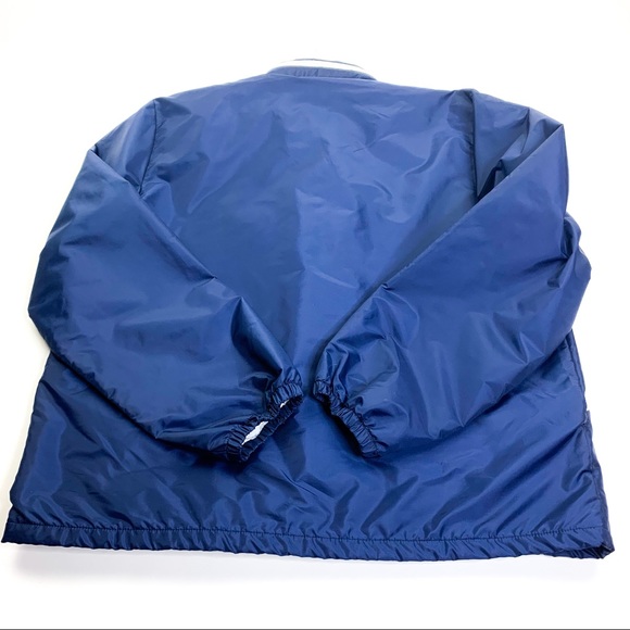 Vintage Aqua Sheen Packable Hooded Jacket Blue M - Picture 4 of 11